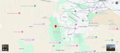 Ngong Hills Location